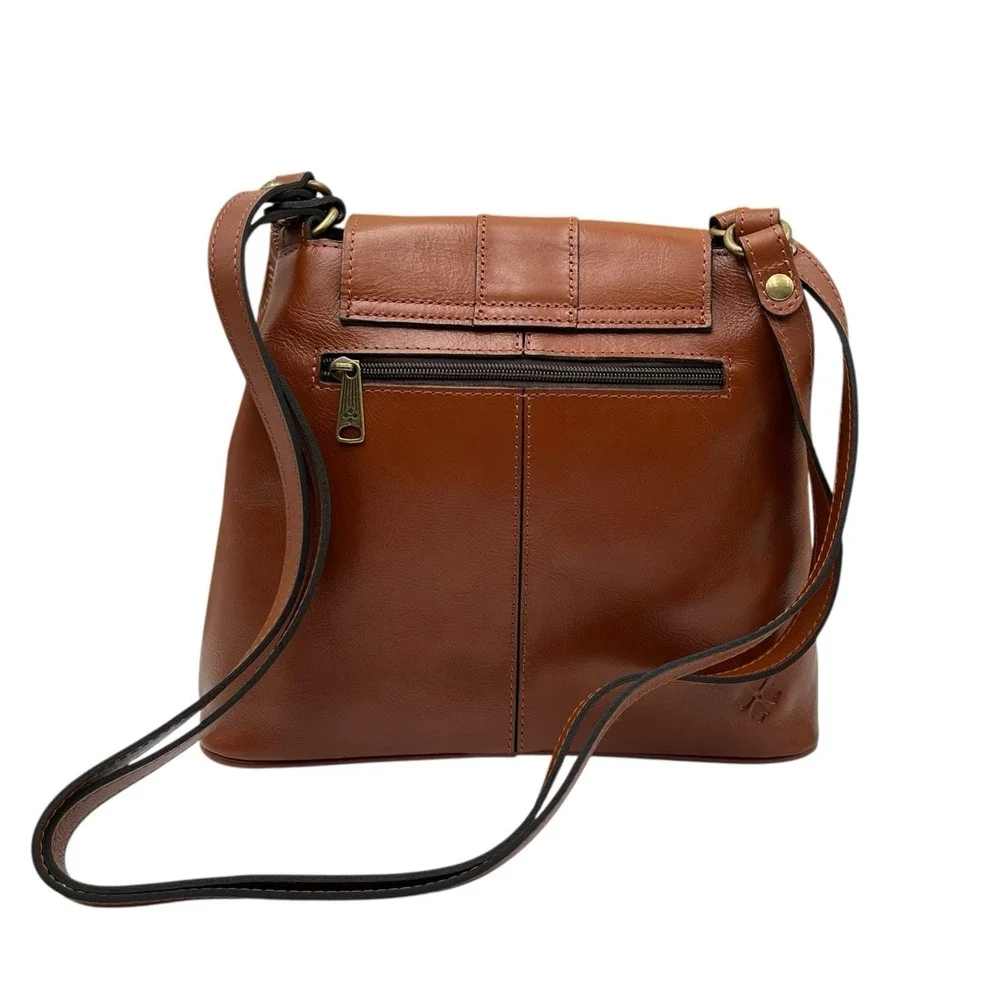 Patricia Nash Women's Larone Tooled Leather Hobo Bag Medium Florence Tan Brown